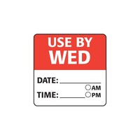 Wednesday 35mm Square Use By Removable Roll/1000