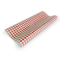 Greaseproof Paper Red/White 190x300mm 40gsm